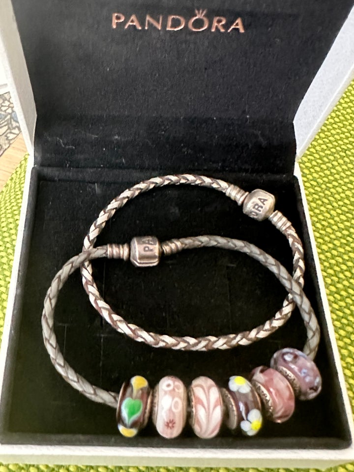 Armbånd, glas, Pandora