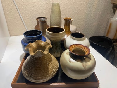 Keramik, Retro vaser West germany keramik, Mfl., Steuler, BAY, Studio Keramik, Mfl, FLOTTE retro vas