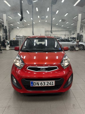 Kia Picanto, 1,0 Active Eco, Benzin, 2011, km 126000, rødmetal, nysynet, ABS, airbag, 5-dørs, centra