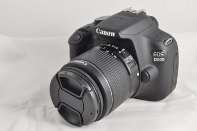 Canon, Canon 1200 D, spejlrefleks, 18 megapixels, 3 x optisk zoom, Perfekt, Canon har gjort et godt 