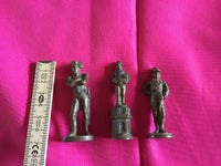 Legetøj, 3 fine metal soldater ca 7 cm
