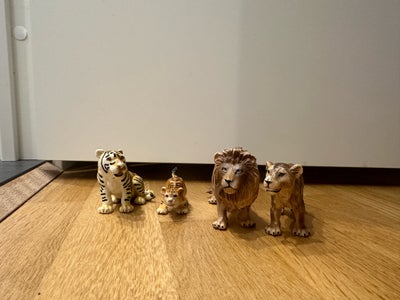 Dyr, Schleich løve og Tiger, Schleich, 2 løver og 2 tigre

Samlet pris for alle 4: 100kr