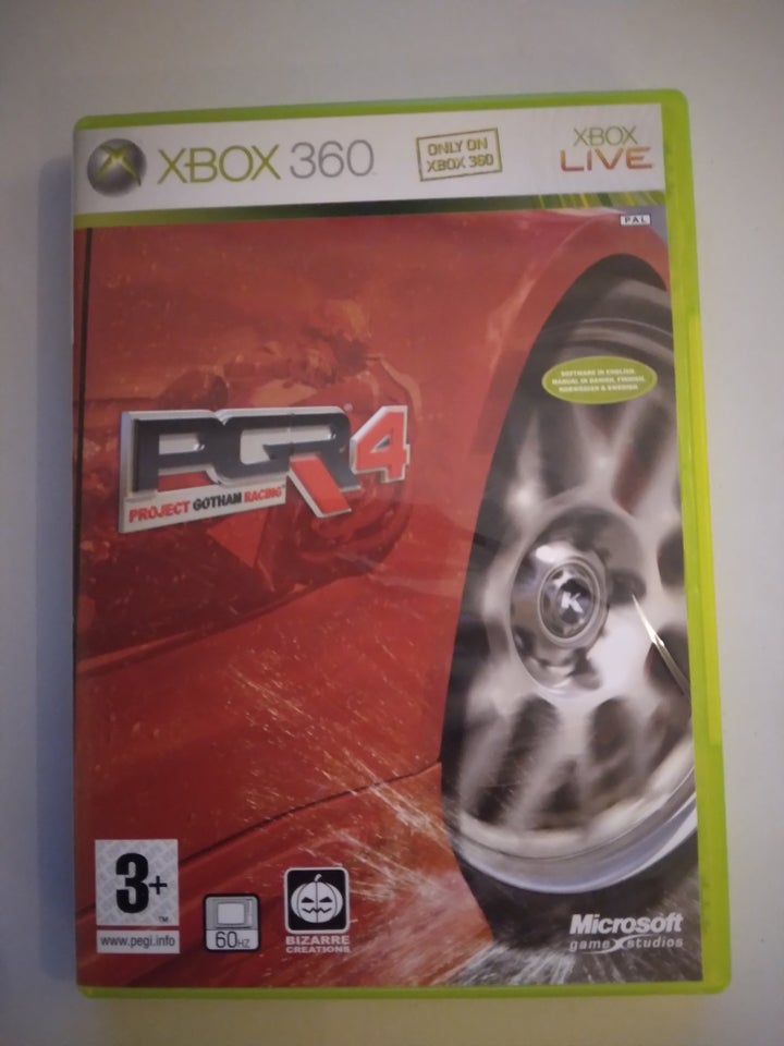 Project Gotham racing 4, Xbox 360