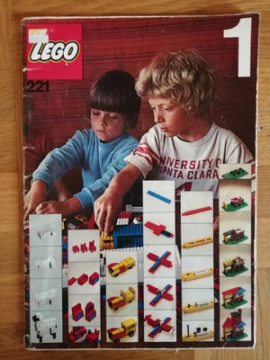 Lego andet, Lego 221 Idea Book, Gammel Lego 221 Idea Book med 64 sider, udgivet 1973, fyldt med fede