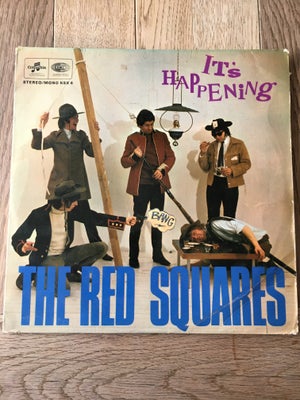 LP, The Red Squares, It`s  Happening, Rock, Vinyl  :  VG
Mange Hairlines.
Cover:  VG
Dansk Press.
1.