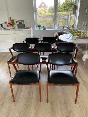 Kai Kristiansen, stol, 42, 7 Kai Kristiansen stole, model 42, Z stol, i Teak, originaler fra 1966. F