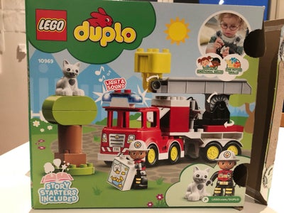 Lego Duplo, Brandbil 10969, Lego Duplo 10969 brandbil sælges. Rigtig fin stand. Samlevejledning og æ