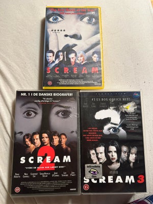 Gyser, Scream, instruktør Wes craven, Sælger disse big boks scream 1,2 og 3


Byd

Porto koster extr