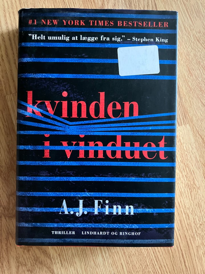 Kvinden i vinduet, A. J. Finn, genre: krimi og spænding