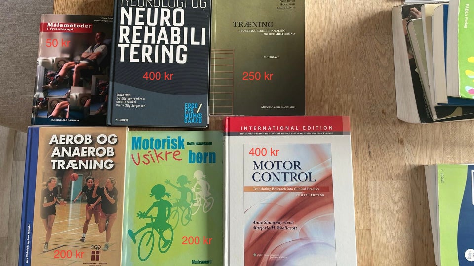 Bøger til fysioterapeutuddannelsen, Flere