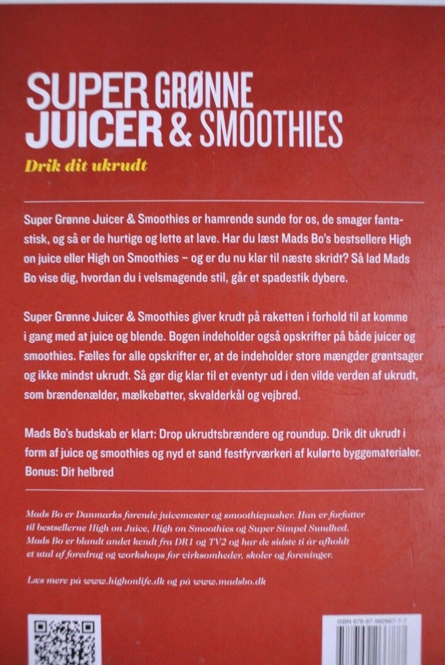 super grønne juicer og smoothies - drik dit ukrudt, af mads