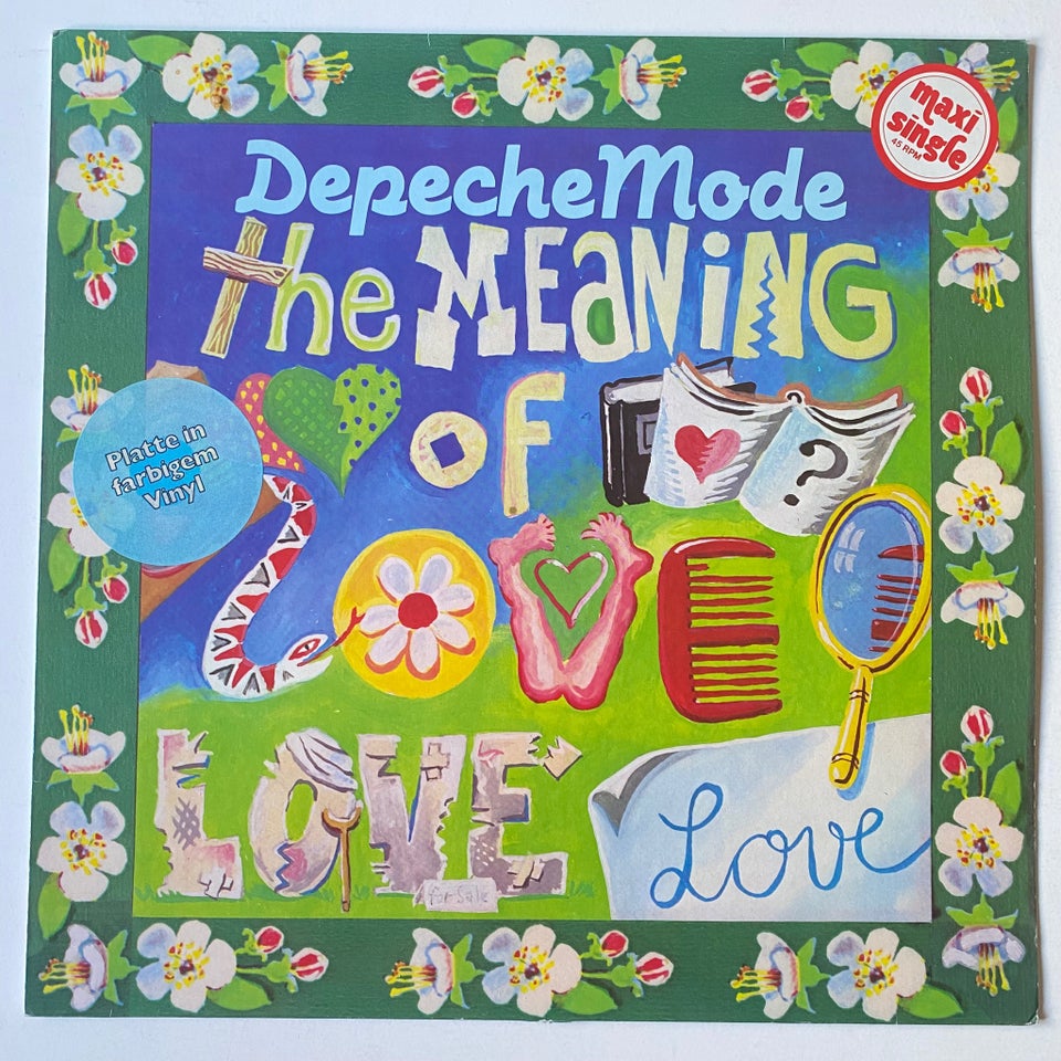 Maxi-single 12", Depeche Mode, ( GUL vinyl ) The Meaning Of