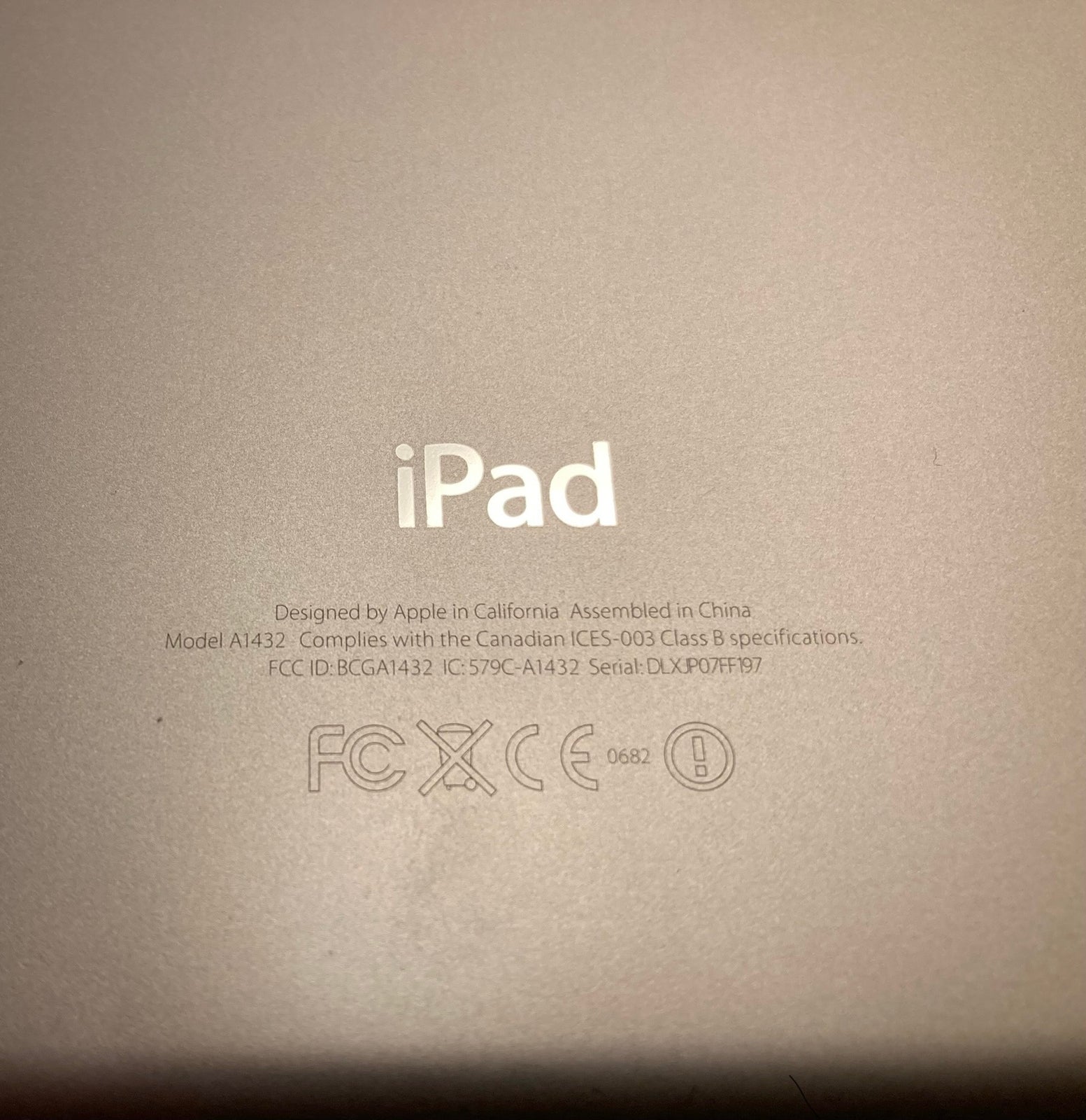 iPad mini, hvid, God