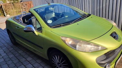 Peugeot 207, 1,6 CC, Benzin, 2007, km 21700, grønmetal, 2-dørs, Sælger min fine cabriolet. Bilen kør