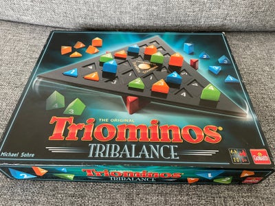 Triominos TRIBALANCE , Familiespil, brætspil, Triominos TRIBALANCE familiespil; komplet og i flot st