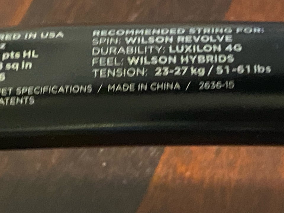 Tennisketsjer, Wilson Blade