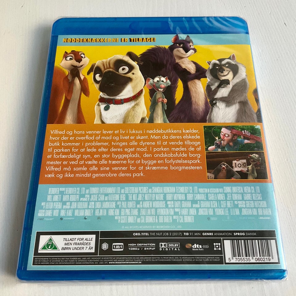 Det Store Nøddekup 2, Blu-ray, animation