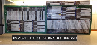 SPIL - LOT 1 ! 166 Spil, PS2, Så skal samlingen sælges. 

Opdateret annonce med opdaterede billeder.