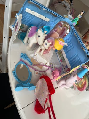 My Little Pony, My Little pony, Heste stald samt hest og tilbehør 
Retro legetøj 
Alle heste er fra 