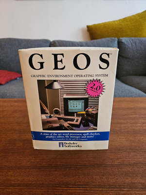 Berkeley Softworks GEOS 2.0, Operativ system, Sælger denne komplette GEOS 2.0 pakke til Commodore 64