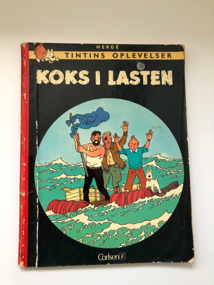 Tintins oplevelser, Tegneserie