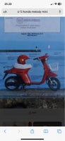 Honda Melody mini, 1984, Rød/ blå