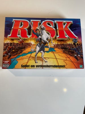 RISK, brætspil, 20 - 25 år gammelt.
Intet mangler og i god stand.