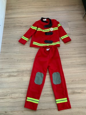 Udklædningstøj, Brandmand, Brandmand udklædning str 140 