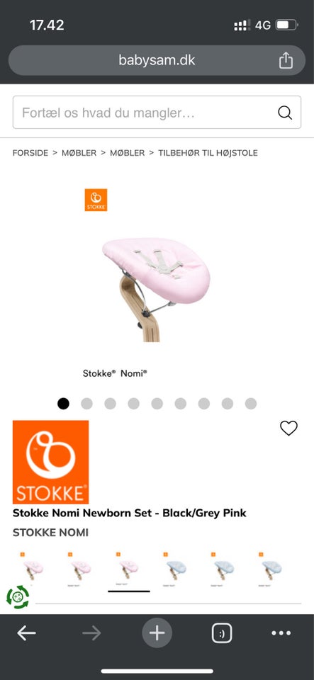 Stol, Stokke Nomi Newborn