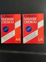 Nudansk ordbog i 2 bind, Lis Jacobsen, år 1992