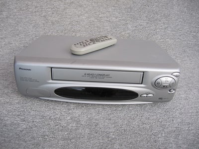 VHS videomaskine, Prosonic, VCR X-41 "Incl. fjernbtj", Perfekt, 

- ALU-farvet,
- Incl. fjernbetjeni