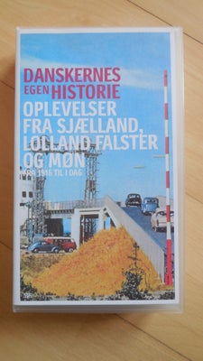 Anden genre, Danskernes egen historie, oplevelser fra Sjælland, Lolland, Falster og Møn.
VHS. (H)(pe
