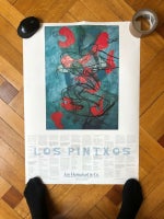 Plakat, Los Pintxos, motiv: Blå / rød