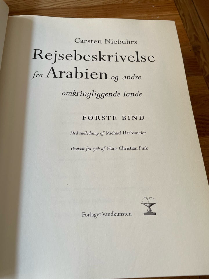 Carsten Niebuhrs rejsebeskrivelse fra Arabien, Carsten