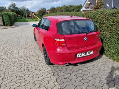 BMW 118d, 2,0, Diesel, 2008, km 223000, rød, aircondition, airbag, 3-dørs, centrallås, servostyring,