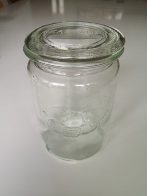 Glas, Henkogningsglas, Kastrup, Antikke henkogningsglas fra Kastrup..
0,5 - 1,5 liter.
Ingen skår.