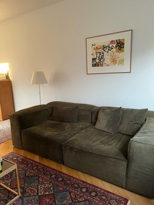 Sofa, fløjl, 2 pers. , Bolia, Cosinus 2 moduler dybde 120 cm.
Knap 4 år gammel, ingen pletter men Al