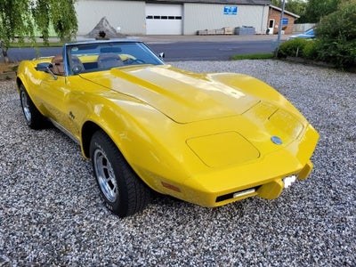 Chevrolet Corvette, 5,7 V8 Stingray, Benzin, 1974, km 95300, gul, 2-dørs, Kontakt mig på telefon for