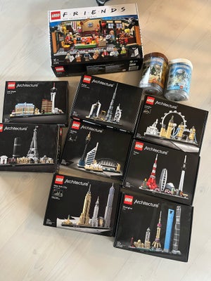 Lego Architecture, Jeg sælger disse lego architecture skyline sæt samt central perk fra friends og t