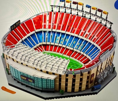 Lego Creator, 10284 Camp Nou, FC Barcelona, Barcelona stadion. 
Alle klodser og instruktioner er int