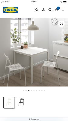 Køkkenstol, 2 stk ADDE køkkenstol / spisebordsstol / spisestuestol

I stand som nye

Pr stk 75kr, sæ