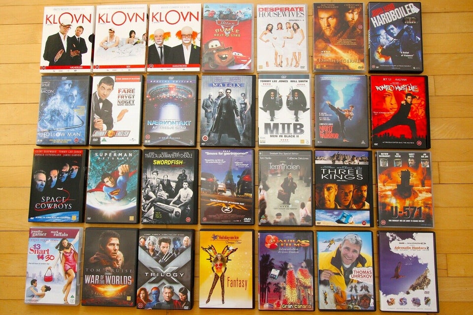 Køb/leje DVD film (3 for 50), DVD, andet