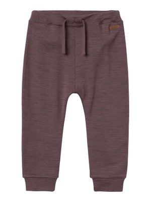 Bukser, Uldbukser, Name it, str. 98, Lækre sweatpants i 100% merinould fra Name it i farven "Pepperc