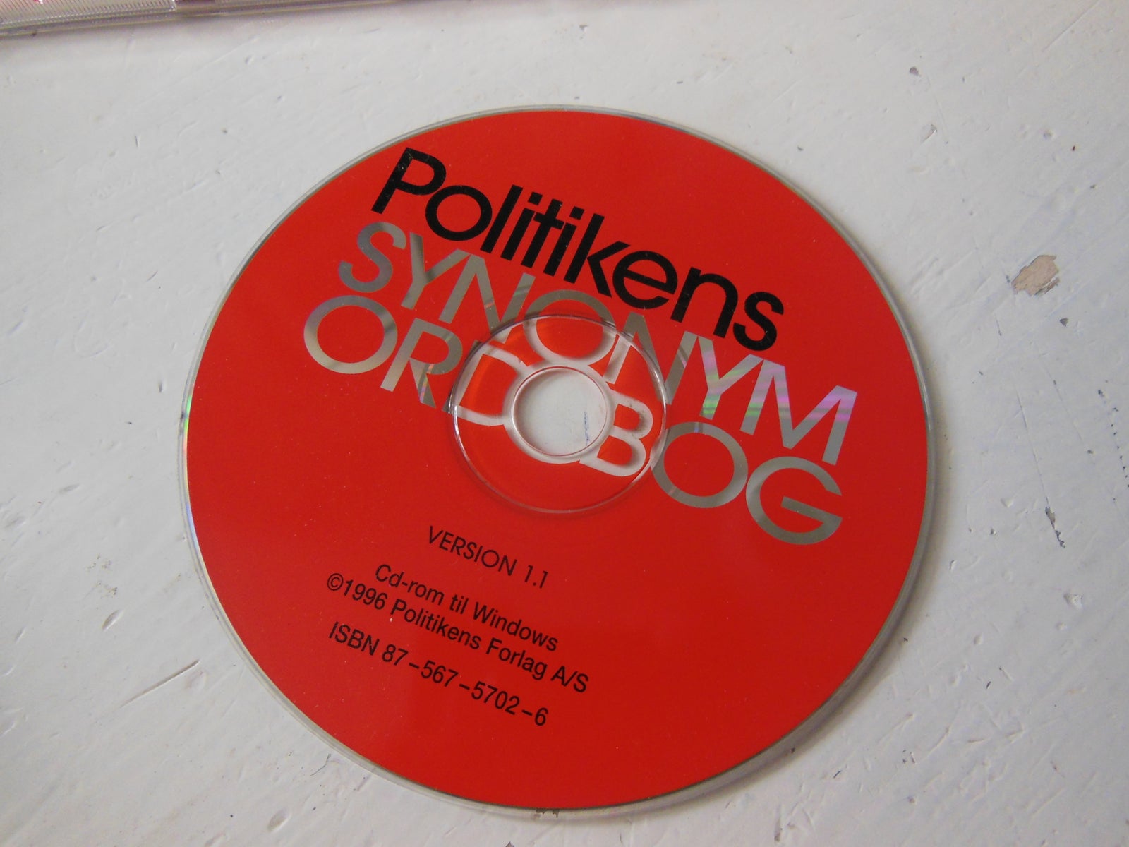 Politikens synonym (CD ROM), Politiken, år 1996 – dba.dk – Køb og Salg af Nyt og Brugt