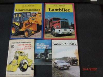 instruktions bøger, Kataloger, 
Gravemaskine + lastbil af N S Barret stk. pris 75 kr.
Gummiged Lastm