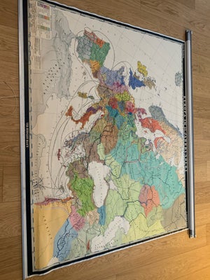 Skolekort, WEB HERMANN HAACK, motiv: Europa, b: 196 h: 160, Gammelt skolekort/Geografi kort /Landkor