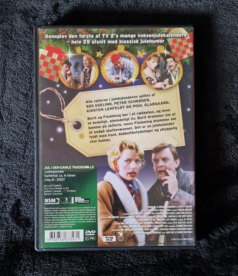 Jul i den gamle trædemølle (2 DVD), instruktør Lars Knutzon,