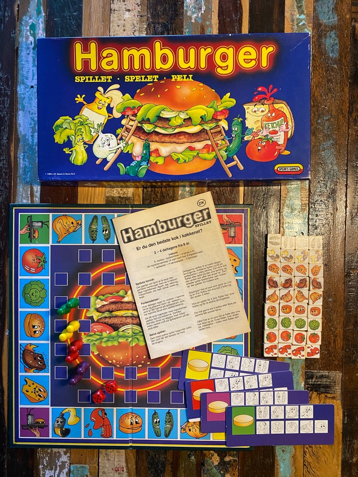 Hamburger , Familiespil, brætspil