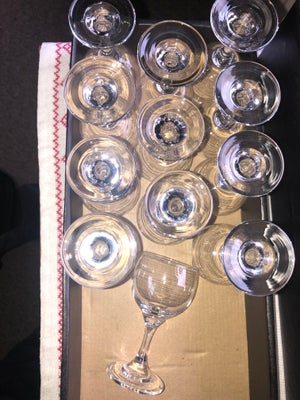 Glas, Holmgaard dessert vin glas , Holmegaard dessertvin glas, 12 stk. dessertvin glas fra Holmegaar