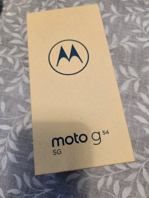 Motorola G54, 128 GB , Perfekt, Kun åbnet og prøvet og lagt tilbage i kassen, der følger cover, lade